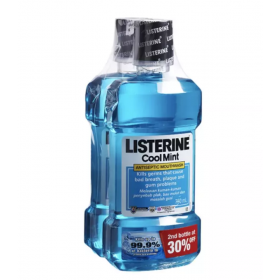 Listerine Cool Mint Mouthwash 2x750ml (RSP: RM45.70)
