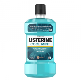 Listerine Cool Mint Mouthwash 250ml (RSP: RM12.10)