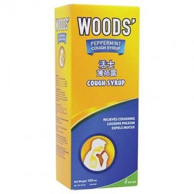Wood's Peppermint Cough Syrup Adult 100ml (RSP: RM10.70) 