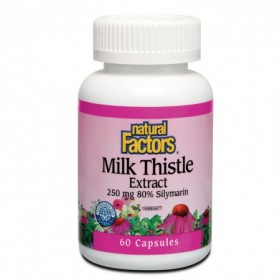 Natural Factors Milk Thistle Extract 250mg 80% Silymarin 60's (RSP: RM154.70)
