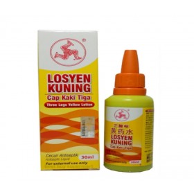 3 LEGS YELLOW LOTION 30ML (RSP : RM2.90)