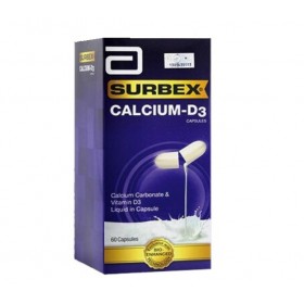 Abbott Surbex Calcium D3 Capsule 60s (RSP: RM68)