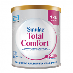 ABBOTT SIMILAC TOTAL COMFORT (1-3 YEARS OLD) 820G (RSP : RM99.50) 
