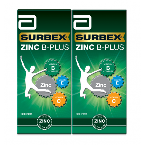 ABBOTT SURBEX ZINC B-PLUS 60S (RSP : RM70)