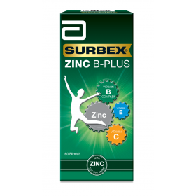 ABBOTT SURBEX ZINC B-PLUS 60S (RSP : RM70)