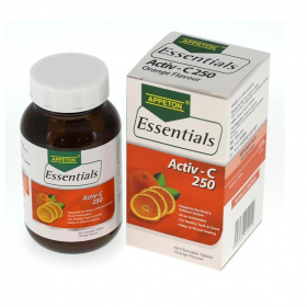 Appeton Essentials Activ-C 250 (Orange) Chewable Tablets 60s (RSP: RM40.80)