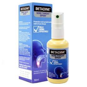 Betadine Sore Throat Spray 50ml (RSP: RM53.82)