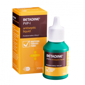 Betadine PVP-I Antiseptic Liquid 30ml (RSP: RM23.30)