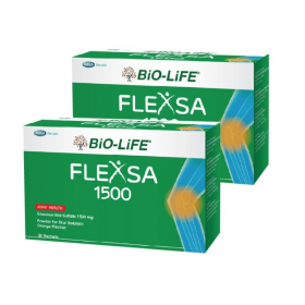 BIO-LIFE FLEXSA 1500MG (GLUCOSAMINE) SACHET 2X30S (RSP : RM203)