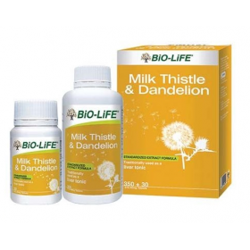 BIO-LIFE MILK THISTLE & DANDELION TABLET 350S+30S (RSP : RM212)