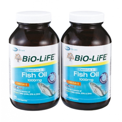 BIO-LIFE OMEGA 3 FISH OIL 1000MG SOFTGEL 200S [EXPIRY DATE : 08/2024] (RSP : RM71) 