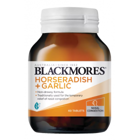 BLACKMORES HORSERADISH + GARLIC 60S [RSP : RM58]