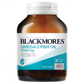 BLACKMORES OMEGA-3 FISH OIL 1000MG CAPSULE 120S [RSP : RM98]