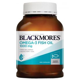 BLACKMORES OMEGA-3 FISH OIL 1000MG CAPSULE 400S [RSP : RM294]