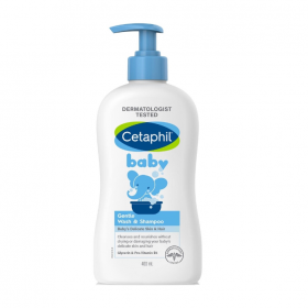 Cetaphil Baby Gentle Wash & Shampoo 400ml (RSP: RM67.00)
