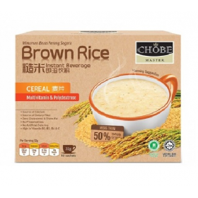 CHOBE MASTER INSTANT BROWN RICE DRINK (CEREAL) 32G X 10 SACHETS [RSP : RM22.90]