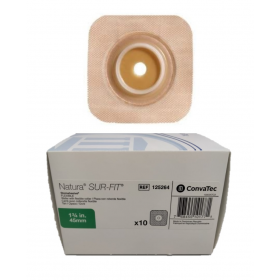 CONVATEC 125264 SUR-FIT NATURA TWO-PIECE STOMAHESIVE WAFERS 45MM 10S [RSP : RM140]