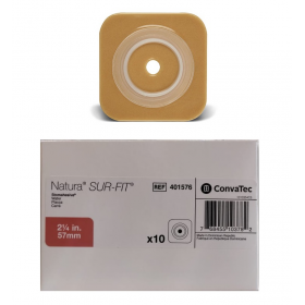 CONVATEC 401576 SUR-FIT NATURA TWO-PIECE STOMAHESIVE SKIN BARRIER 57MM 10S [RSP : RM140]