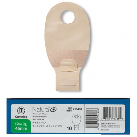 CONVATEC 416418 NATURA + DRAINABLE POUCH WITH INVISICLOSE 45MM TRANSPARENT 10S [RSP : RM90]