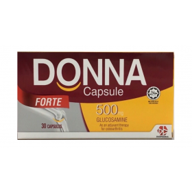 DONNA FORTE GLUCOSAMINE 500MG CAPSULE 30S (RSP : RM18.50)