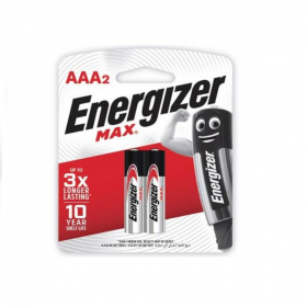 Energizer Max AAA Battery 2s (RSP: RM9.40)