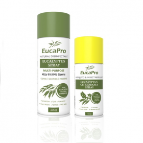 EucaPro Natural Disinfectant Eucalyptus Spray 200g + Citriodora Spray 100ml (RSP: RM41.80)