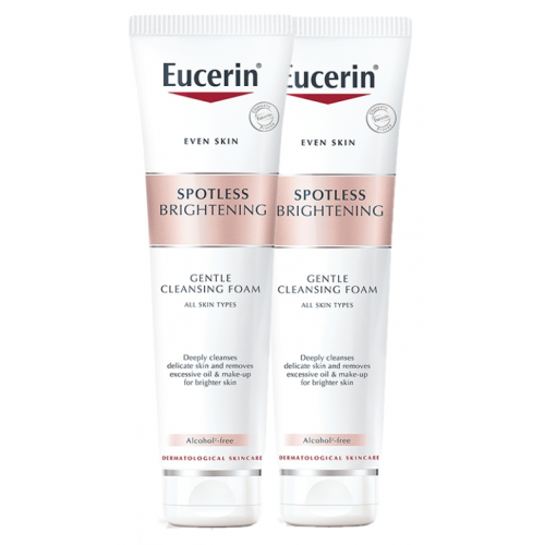 EUCERIN SPOTLESS BRIGHTENING GENTLE CLEANSING FOAM 150G (RSP : RM72)