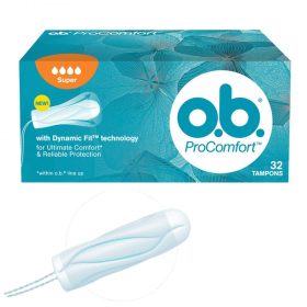 O.B. Pro Comfort Super Tampons 32s (RSP: RM30.80)