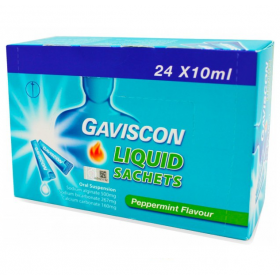GAVISCON LIQUID SACHET 10MLX24S (RSP : RM122.40)