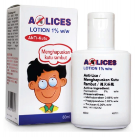 A-LICES LOTION 1% 60ML  (RSP : RM15)