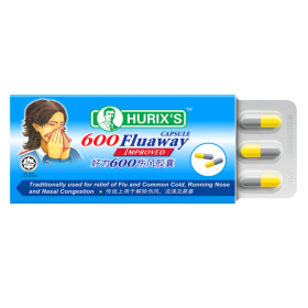 HURIX'S 600 FLUAWAY CAPSULE 6S (RSP : RM7.50)