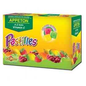 Appeton A-Z Kids Vitamin C Pastilles 5s x 20 Sachets (RSP: RM28)