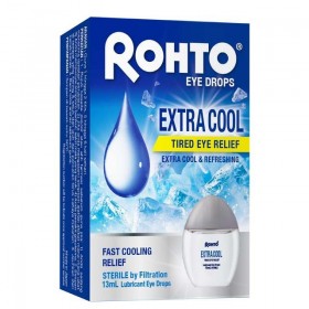 Rohto Extra Cool Eye Wash 13ml (RSP: RM20.90)