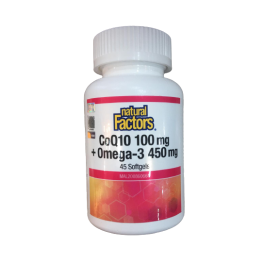 Natural Factors CoQ10 + Omega 3 450mg 45s (RSP: RM169.30)