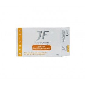 JF SULFUR 10% ANTI-ACNE FACE & BODY SOAP BAR 100G (RSP : RM10.50)