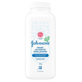 JOHNSON'S BABY CLASSIC CORNSTARCH POWDER 100G (RSP : RM6.70)