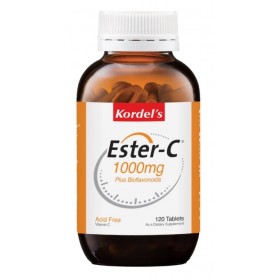 KORDEL'S ESTER-C 1000MG PLUS BIOFLAVONOIDS TABLETS 120S (RSP : RM288.80)