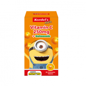 Kordel's Kids Vitamin C 250mg + Bloflavonoids (Orange) Chewables 30s (RSP : RM43.80)