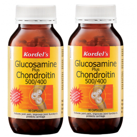 KORDEL'S GLUCOSAMINE PLUS CHONDROITIN 500/400 CAPSULE 2X90S (RSP : RM313.80)