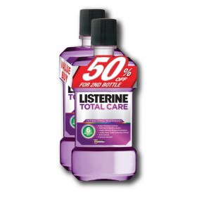 Listerine Total Care Mouthwash 2x750ml (RSP: RM46.20)