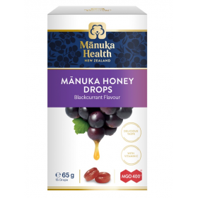 MANUKA HEALTH MANUKA HONEY DROPS BLACKCURRANT 15S (RSP : RM26.50)