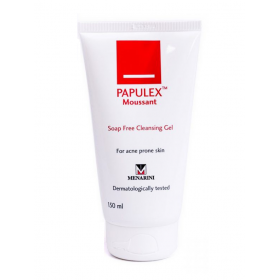 MENARINI PAPULEX MOUSSANT SOAP FREE CLEANSING GEL 150ML (RSP : RM83.40)