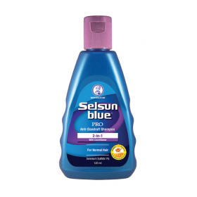 SELSUN BLUE PRO 2-IN-1 ANTI-DANDRUFF SHAMPOO 120ML (RSP : RM30.50)