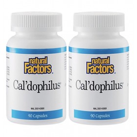 NATURAL FACTORS CAL'DOPHILUS PROBIOTICS CAPSULE 2X90S (RSP : RM251.95)