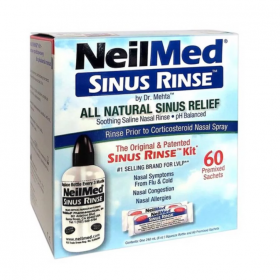 NeilMed Sinus Rinse Starter Kit Includes Premixed Sachets 60s (RSP: RM71.50)