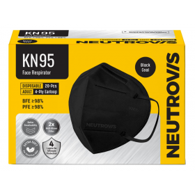 NEUTROVIS KN95 4-PLY FACE RESPIRATOR (BLACK COAL) 20S (RSP : RM24.90)