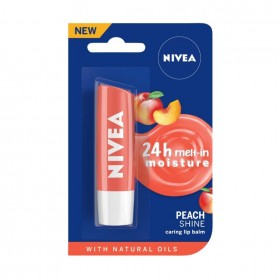 Nivea Lip Care Balm 4.8g (Peach) (RSP: RM17.50)
