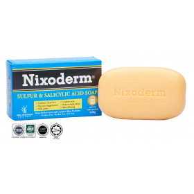 NIXODERM SULFUR & SALICYLIC ACID SOAP 100G (RSP : RM11.70)