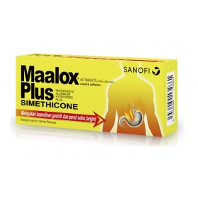 MAALOX PLUS 25MG TABLET 40S (RSP : RM23)