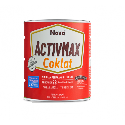 Nova ActivMax Chocolate 850g (RSP: RM100)